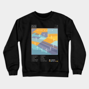 Allo Darlin' - Europe Tracklist Album Crewneck Sweatshirt